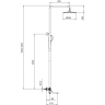 Душевая стойка со смесителем GAPPO G09-83 G2409-83